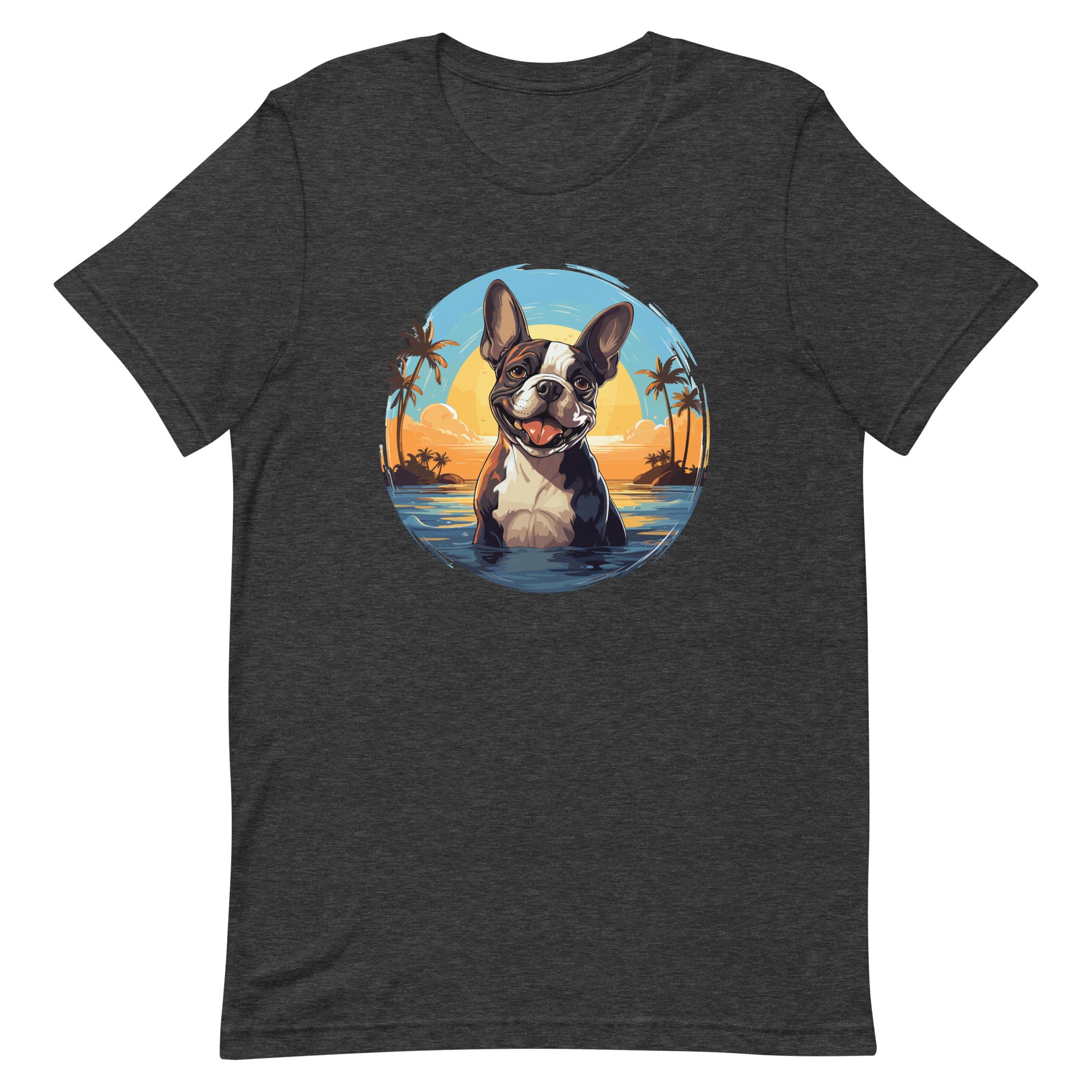 Hawaii Vibe Boston Terrier T-Shirt