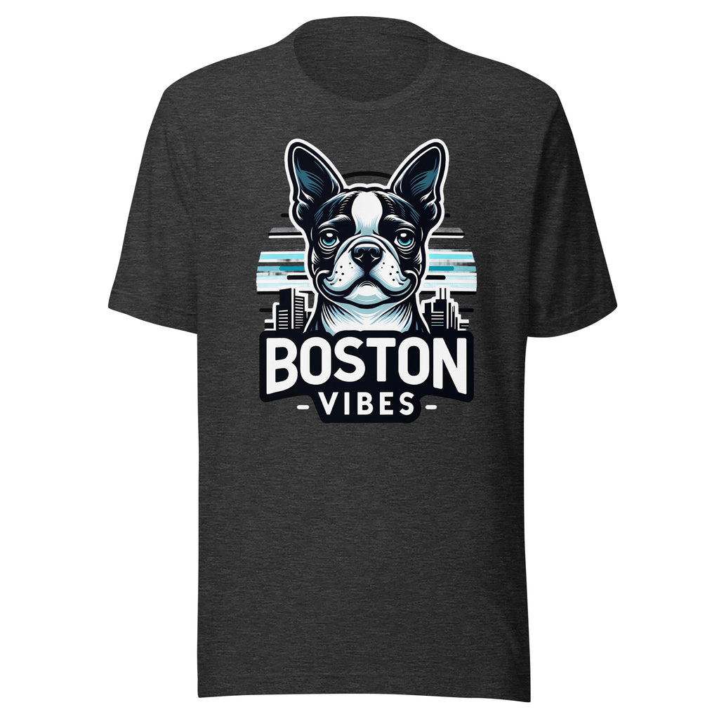 Boston Terrier Vibes Unisex T-Shirt