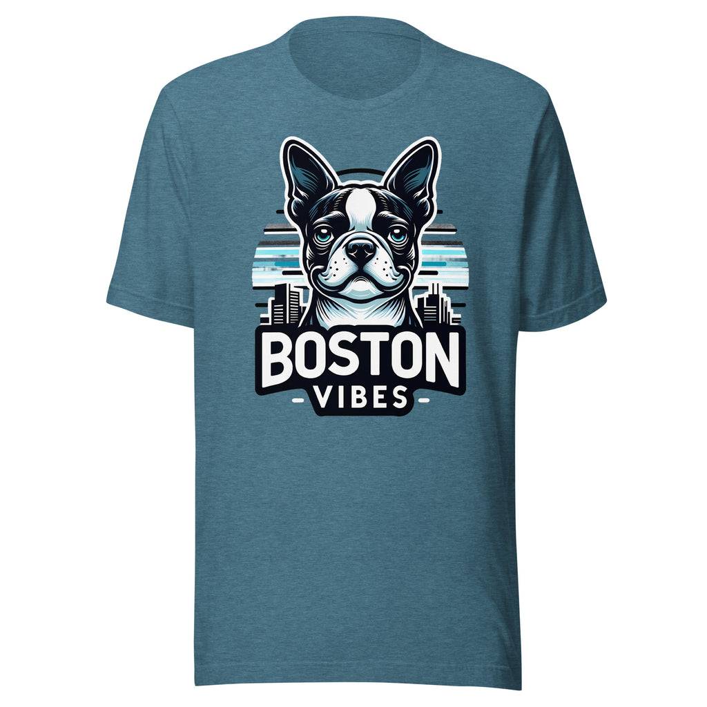 Boston Terrier Vibes Unisex T-Shirt