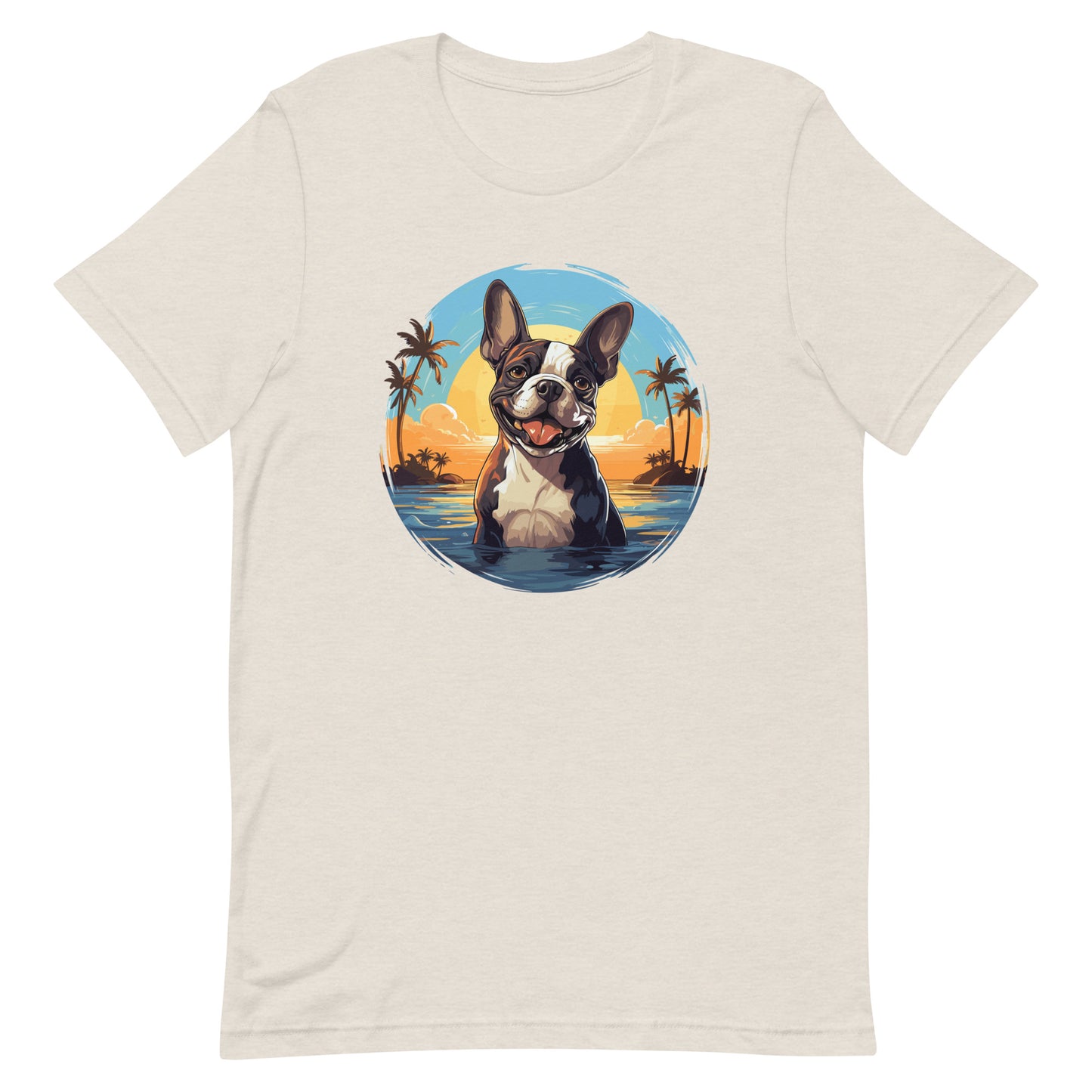 Hawaii Vibe Boston Terrier T-Shirt