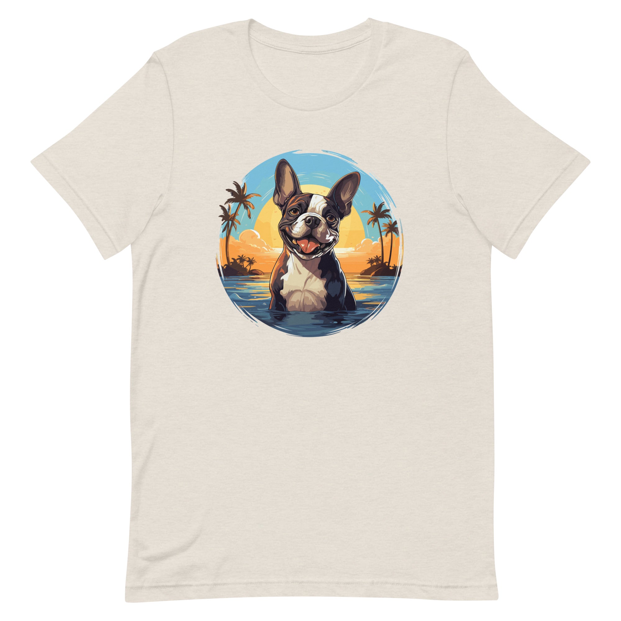 Hawaii Vibe Boston Terrier T-Shirt