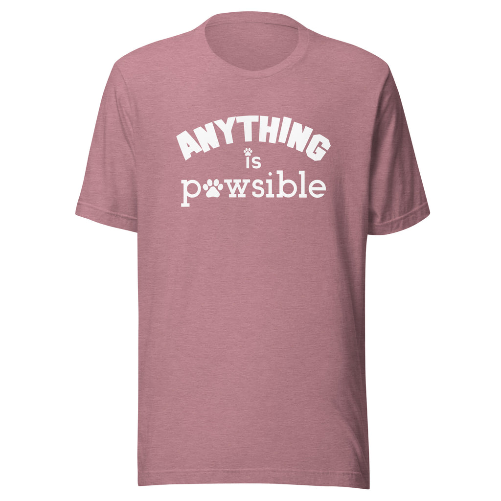 Anything Is Pawsible Unisex T-Shirt