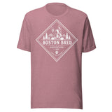 Boston Bred Adventure Led – Outdoor And Hiking Dog Lover Unisex T-Shirt . Heather Orchid