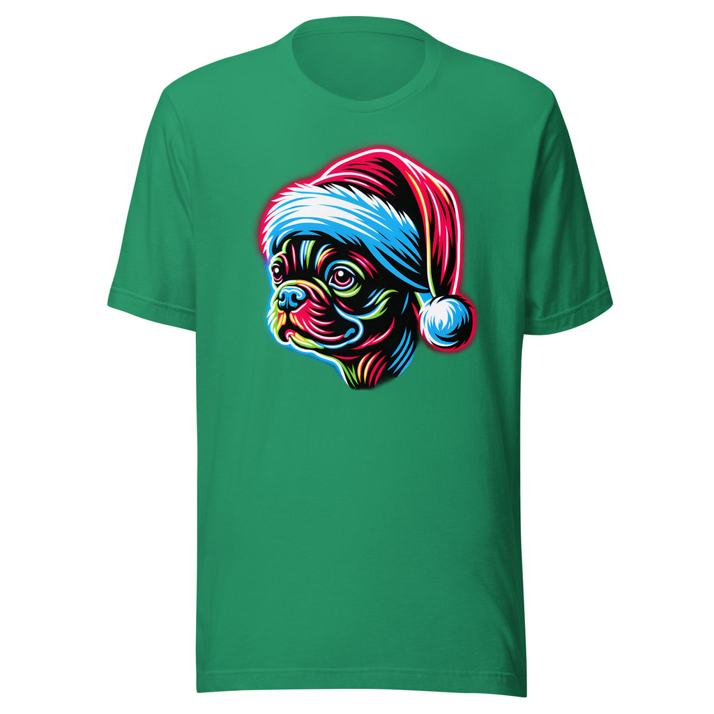 Bright Boston Holiday - Santa Pup Style Unisex T-Shirt