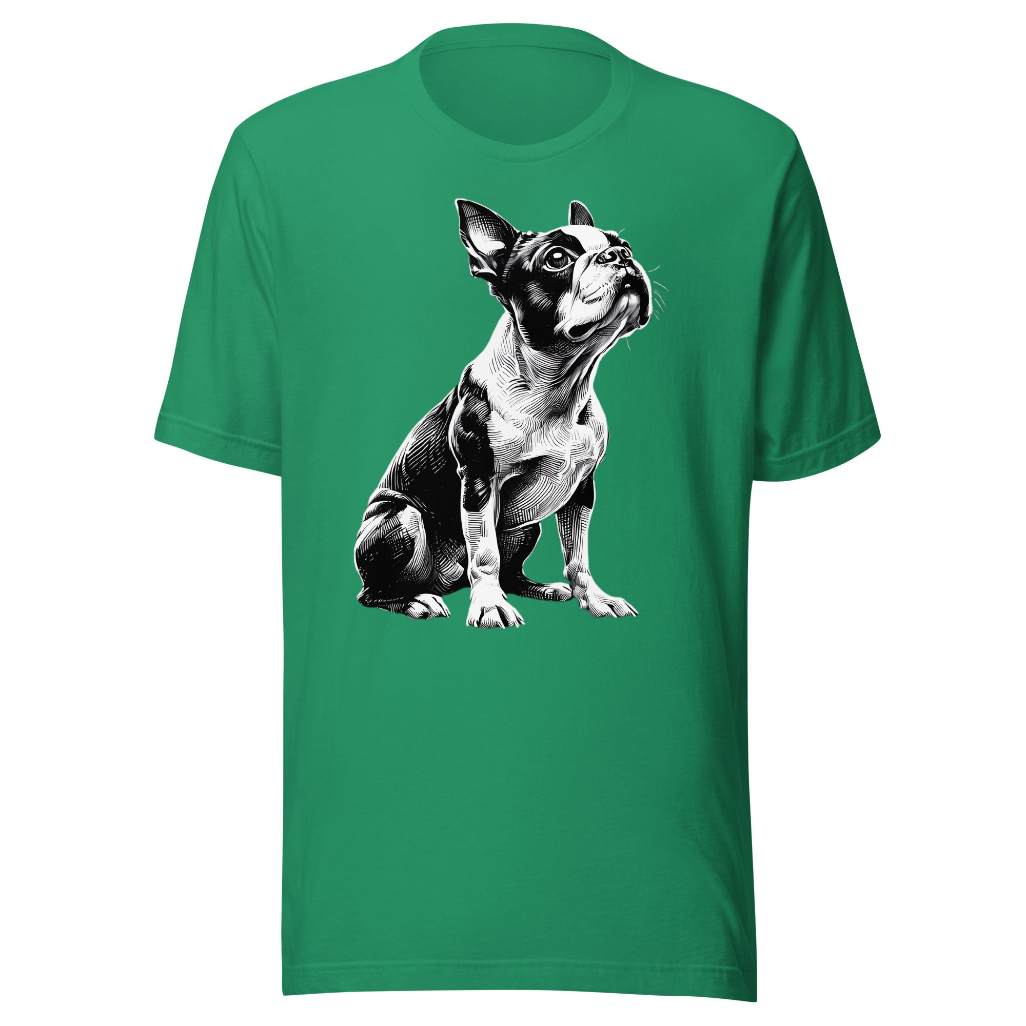 Boston Terrier Line Art Unisex T-Shirt