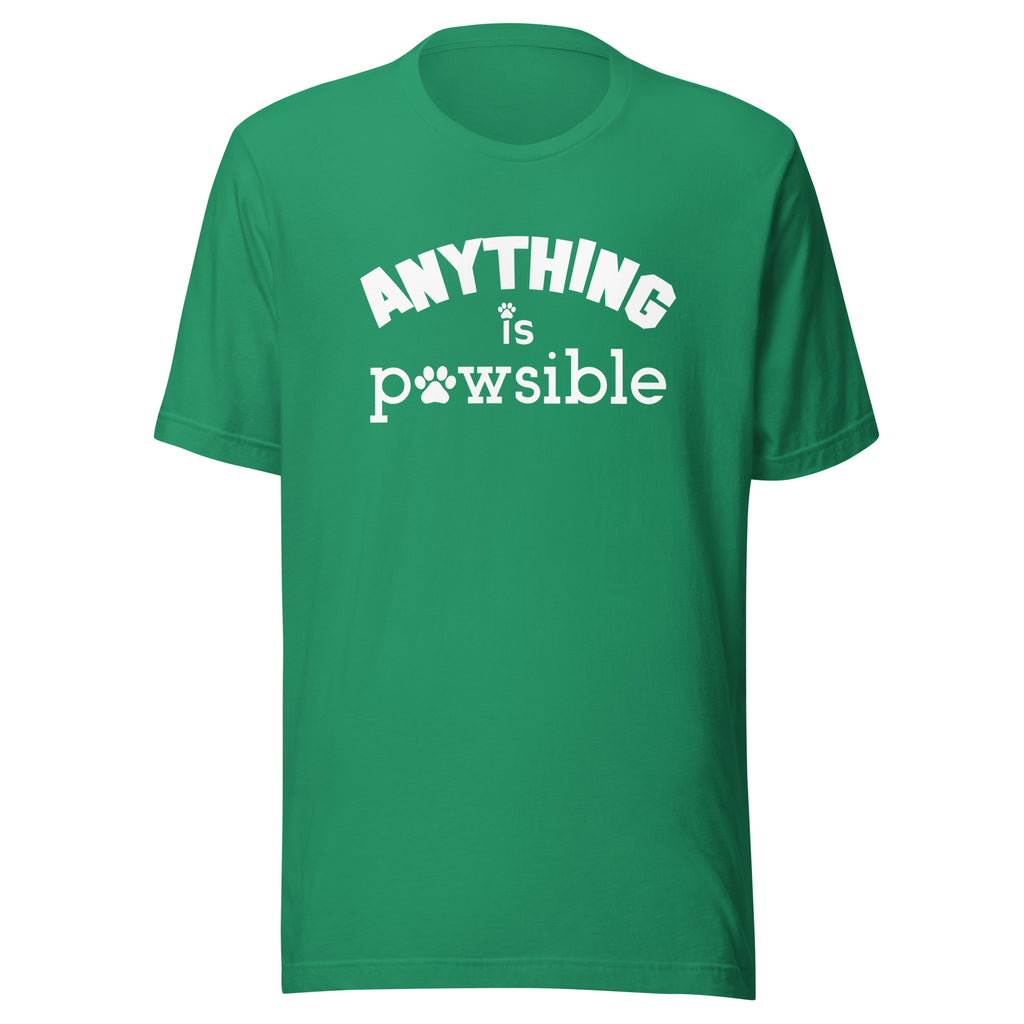 Anything Is Pawsible Unisex T-Shirt