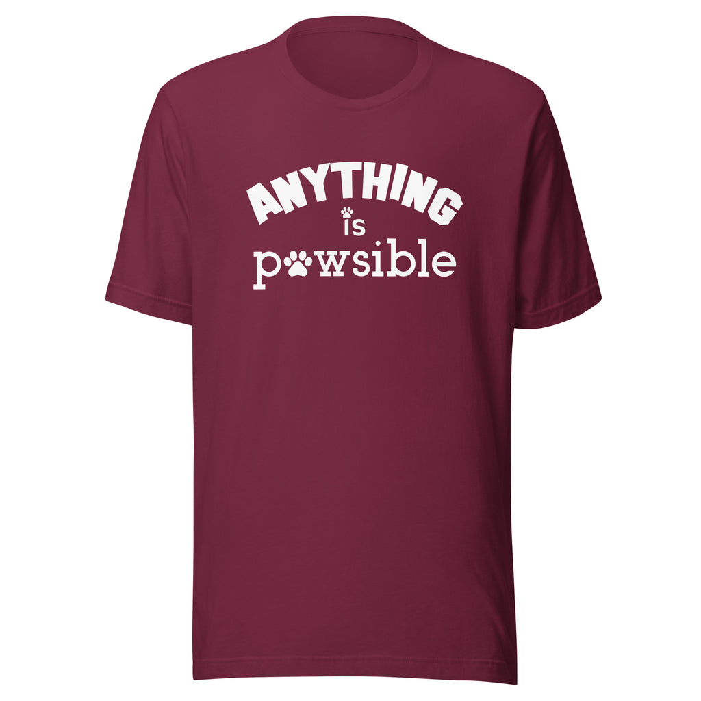 Anything Is Pawsible Unisex T-Shirt