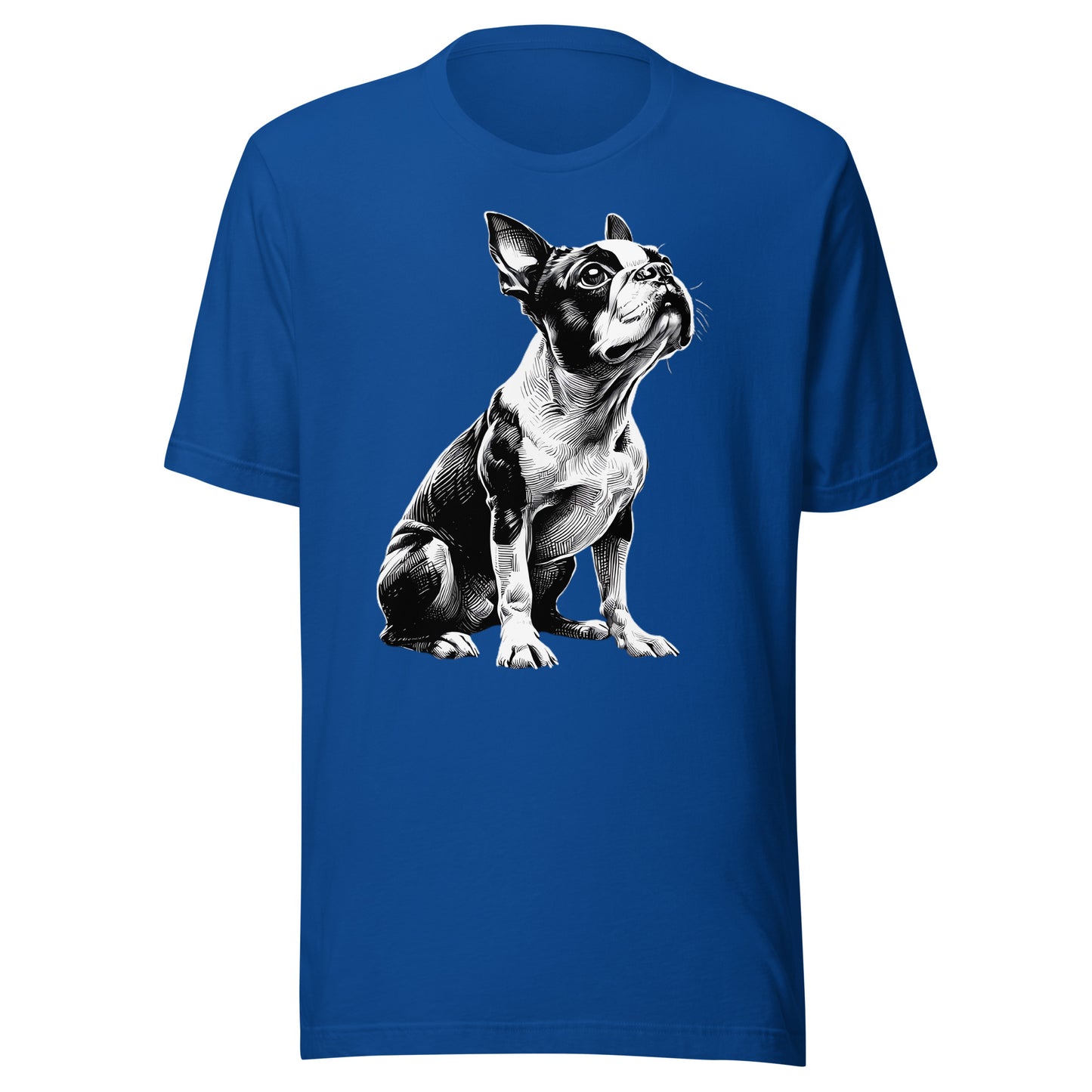 Boston Terrier Line Art Unisex T-Shirt