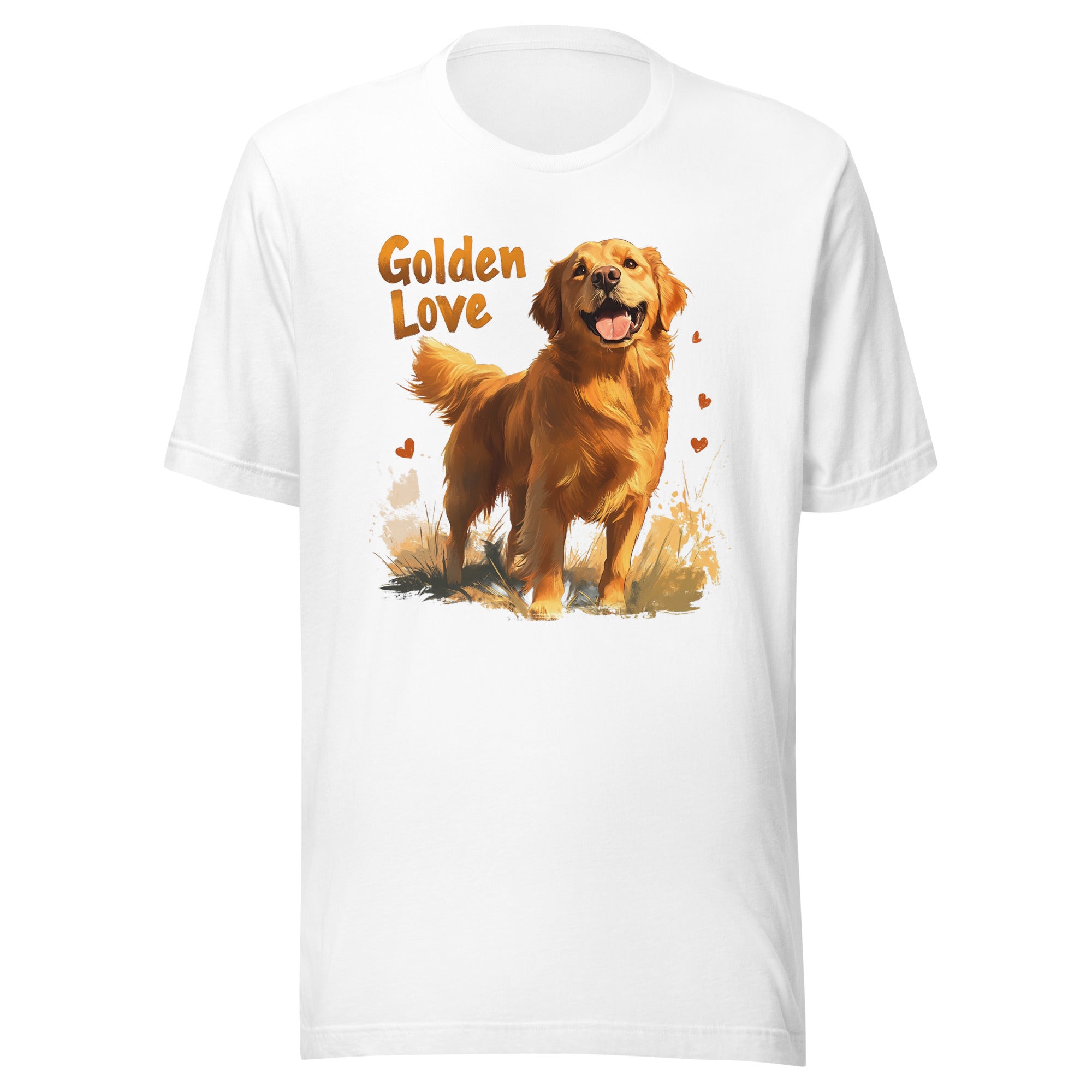 Golden Retriever Love Unisex T-shirt