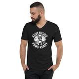 Adventure Paws Ready Unisex Short Sleeve V-Neck T-Shirt .