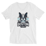 Boston Vibes Unisex Short Sleeve V-Neck T-Shirt