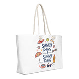Sandy Paws & Sunny Days Oversized Weekender Bag .