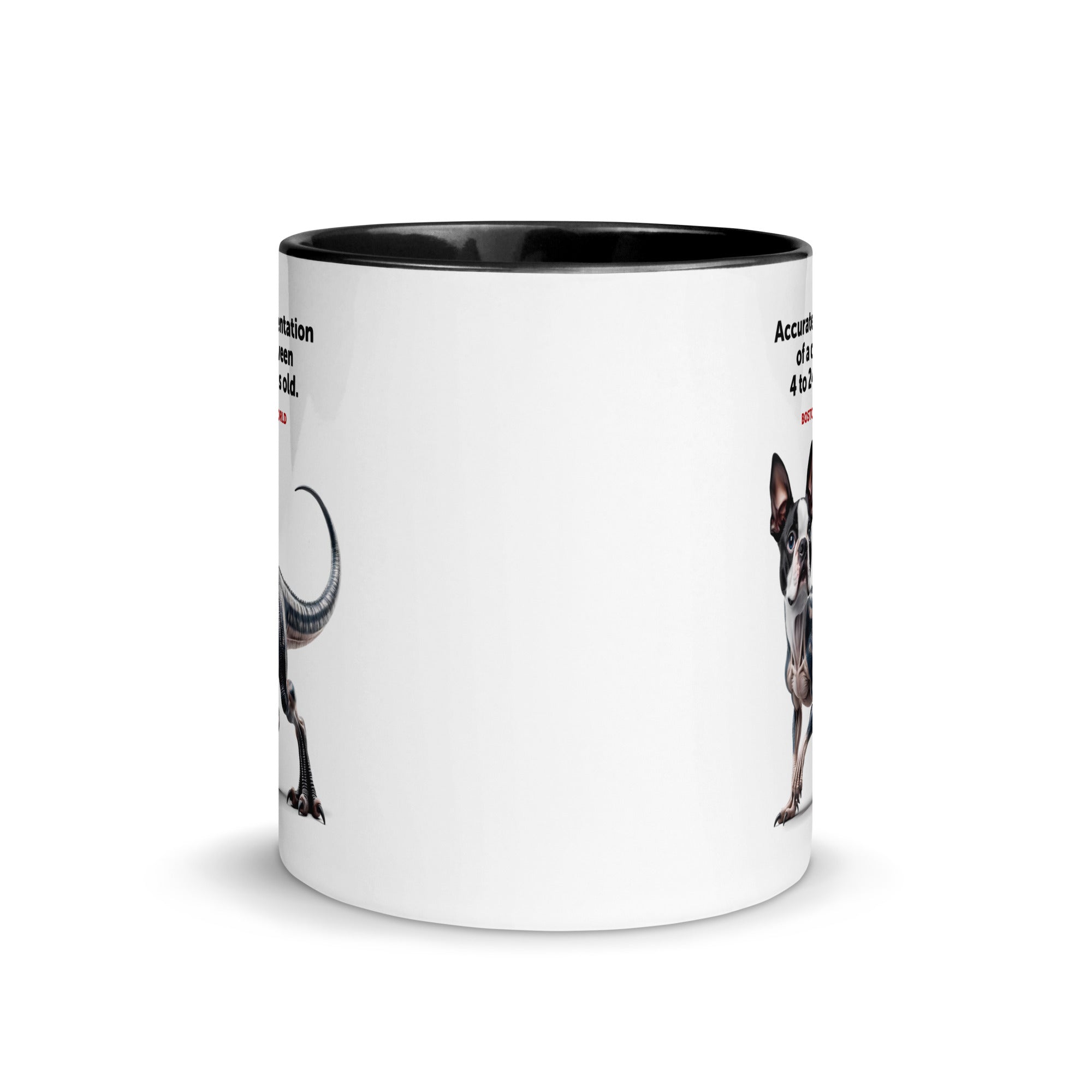 Accurate Representation of a Dog (Boston Terrier) between 4 to 24 Months old Mug