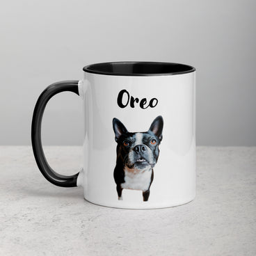 Mug Boston Terrier Andaz Press – Tasse Camping Acier Inoxydable 11 Oz, Chien, Neuf