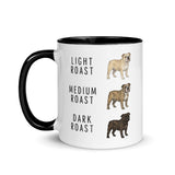 English Bulldog Coffee Roast Mug . Black 11 oz