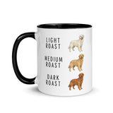 Golden Retriever Coffee Roast Mug . Black 11 oz