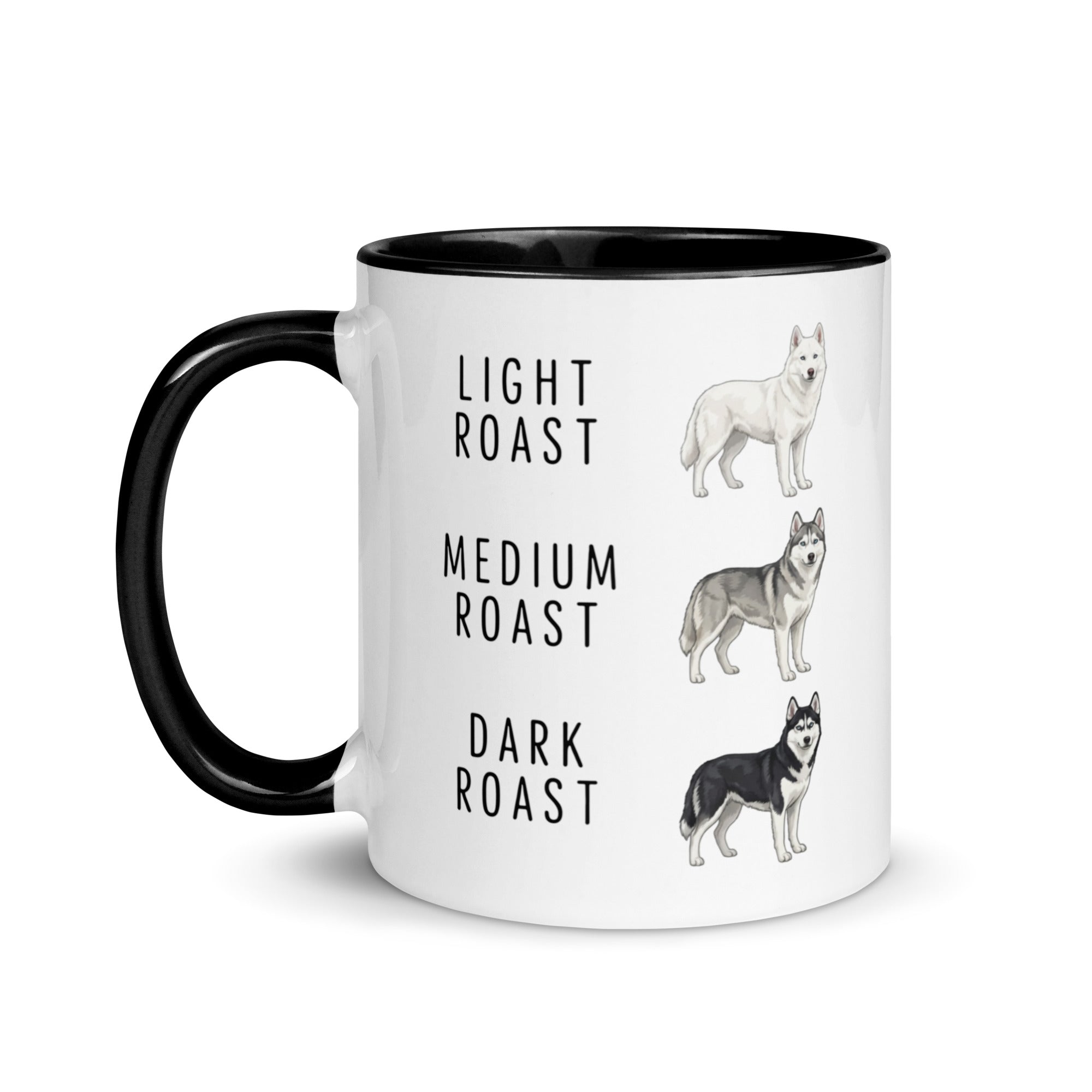 Husky Coffee Roast Mug . Black 11 oz