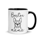 Boston Mama Mode Mug with Color Inside .