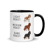 Cavalier King Charles Spaniel Coffee Roast Mug . Black 11 oz