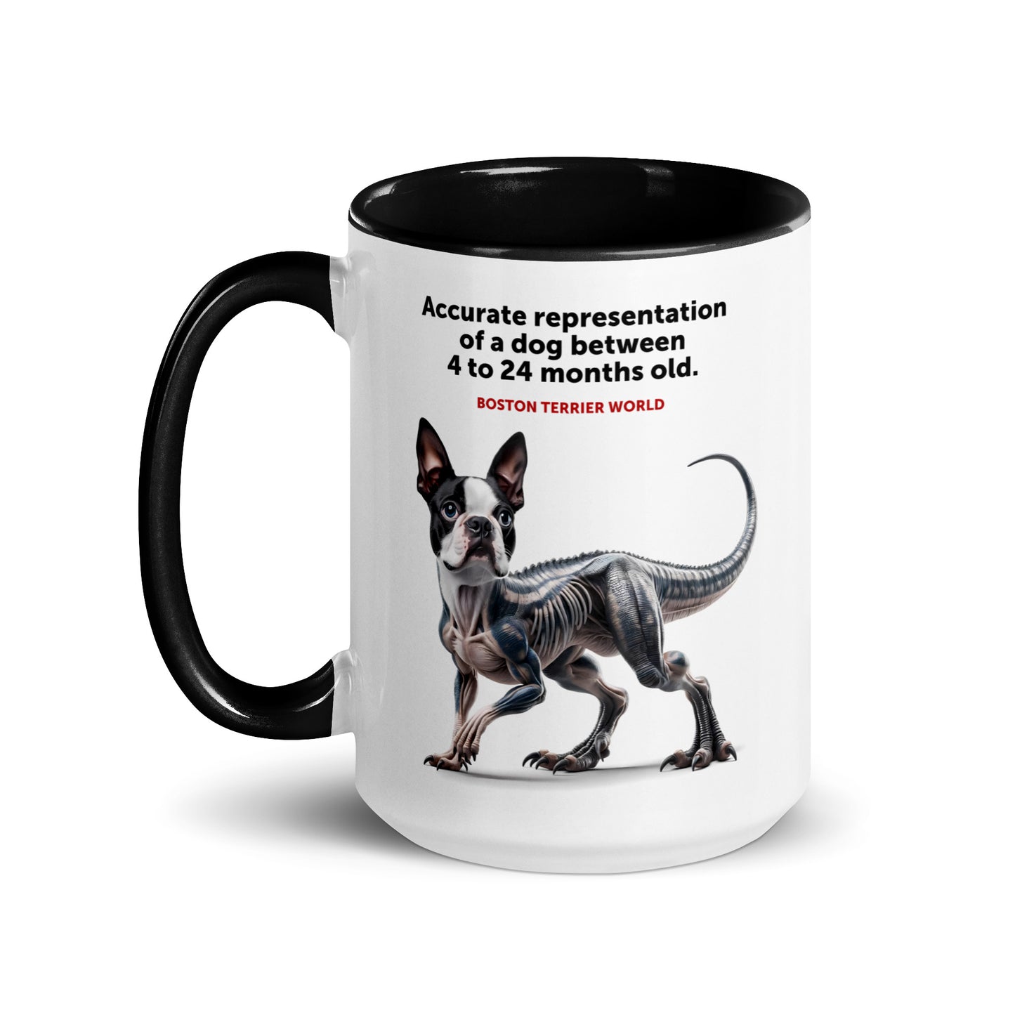 Accurate Representation of a Dog (Boston Terrier) between 4 to 24 Months old Mug