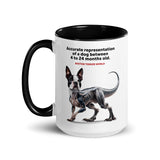 Accurate Representation of a Dog (Boston Terrier) between 4 to 24 Months old Mug