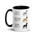 Great Dane Coffee Roast Mug . Black 15 oz