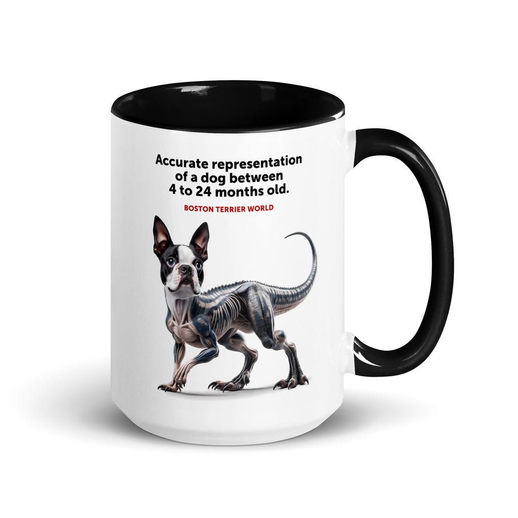 Accurate Representation of a Dog (Boston Terrier) between 4 to 24 Months old Mug