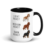 Cavalier King Charles Spaniel Coffee Roast Mug . Black 15 oz
