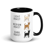 Chihuahua Coffee Roast Mug . Black 15 oz