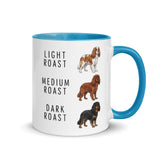 Cavalier King Charles Spaniel Coffee Roast Mug . Blue 11 oz