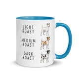 Jack Russell Terrier Coffee Roast Mug . Blue 11 oz