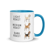 Beagle Coffee Roast Mug . Blue 11 oz