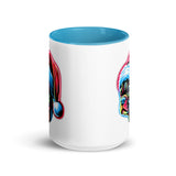 Bright Boston Holiday - Santa Pup Style Mug with Color Inside
