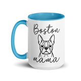 Boston Mama Mode Mug with Color Inside .