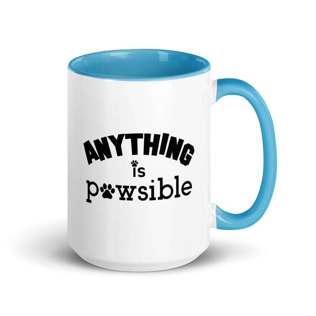 Anything Is Possible Mug with Color Inside