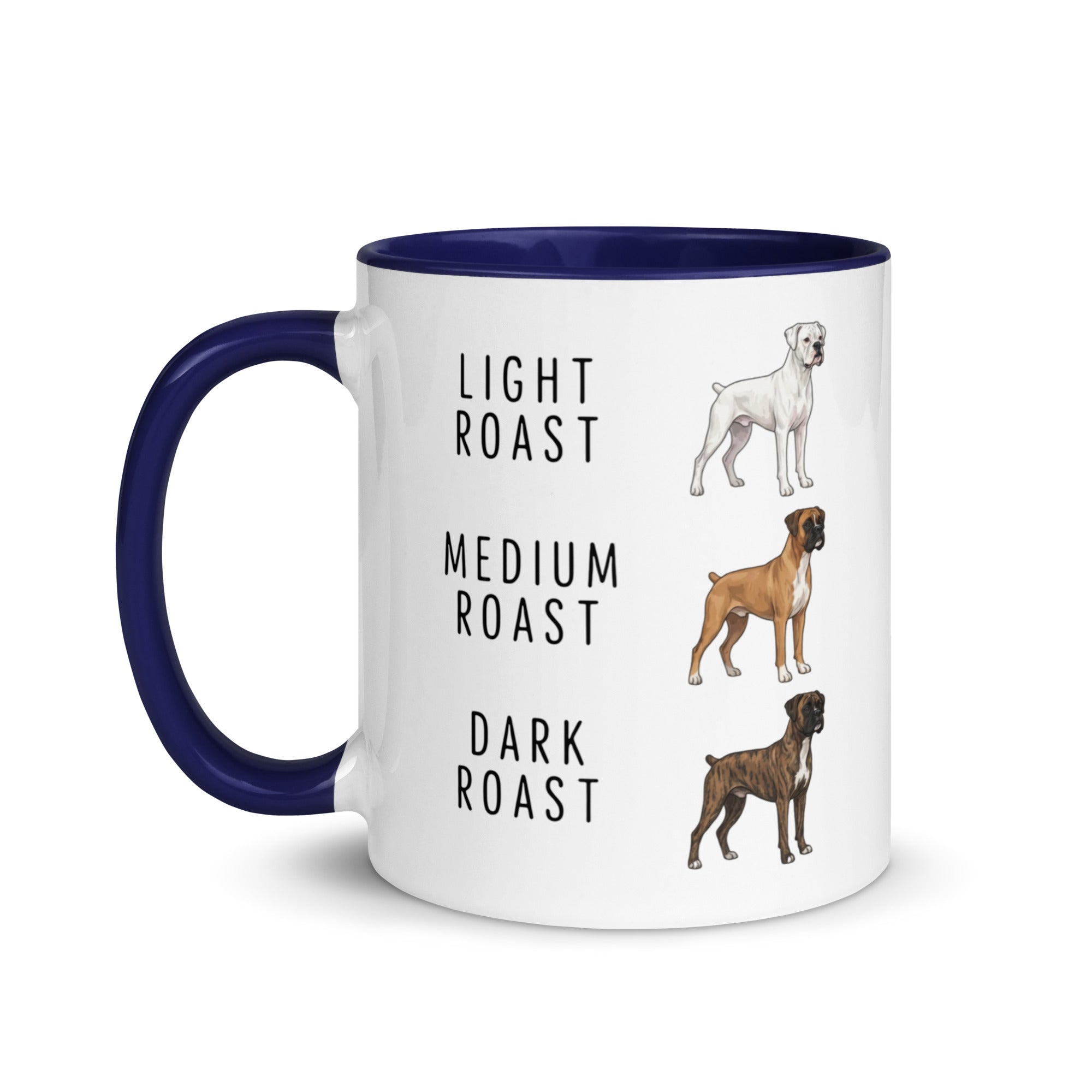 Boxer Coffee Roast Mug . Dark Blue 11 oz