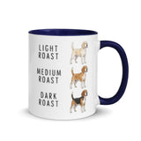 Beagle Coffee Roast Mug . Dark Blue 11 oz