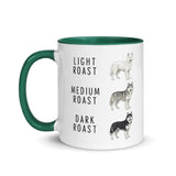 Husky Coffee Roast Mug . Dark green 11 oz