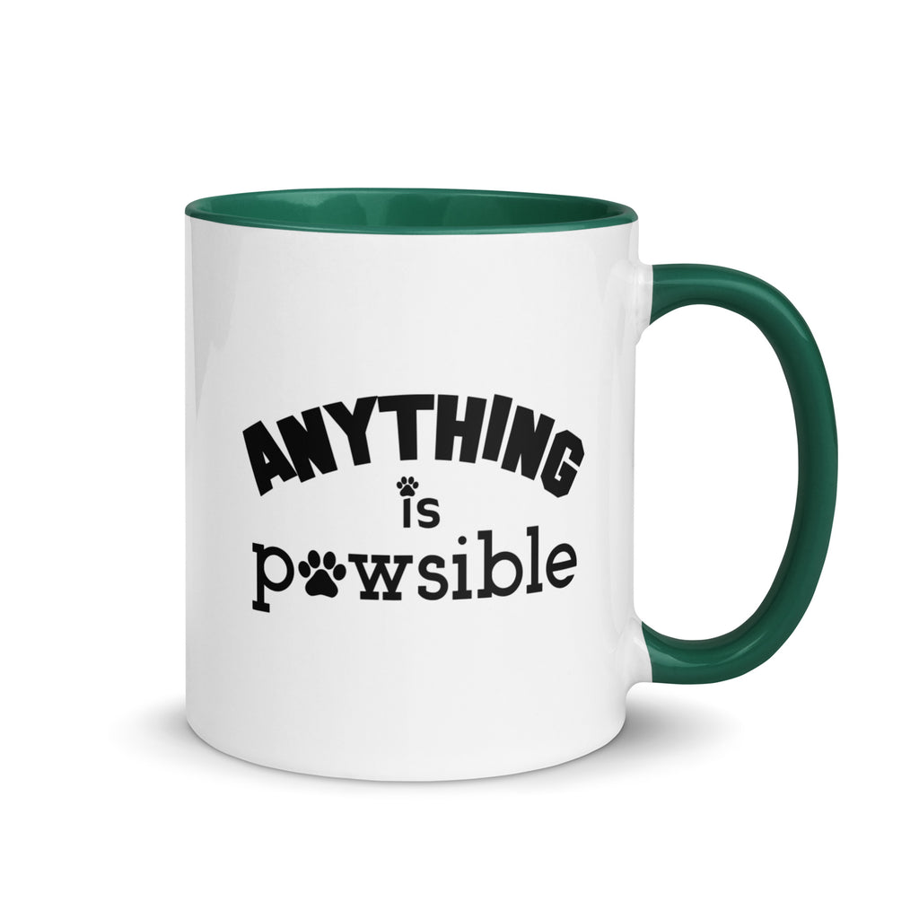 Anything Is Possible Mug with Color Inside