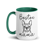 Boston Mama Mode Mug with Color Inside .