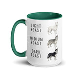 Husky Coffee Roast Mug . Dark green 15 oz