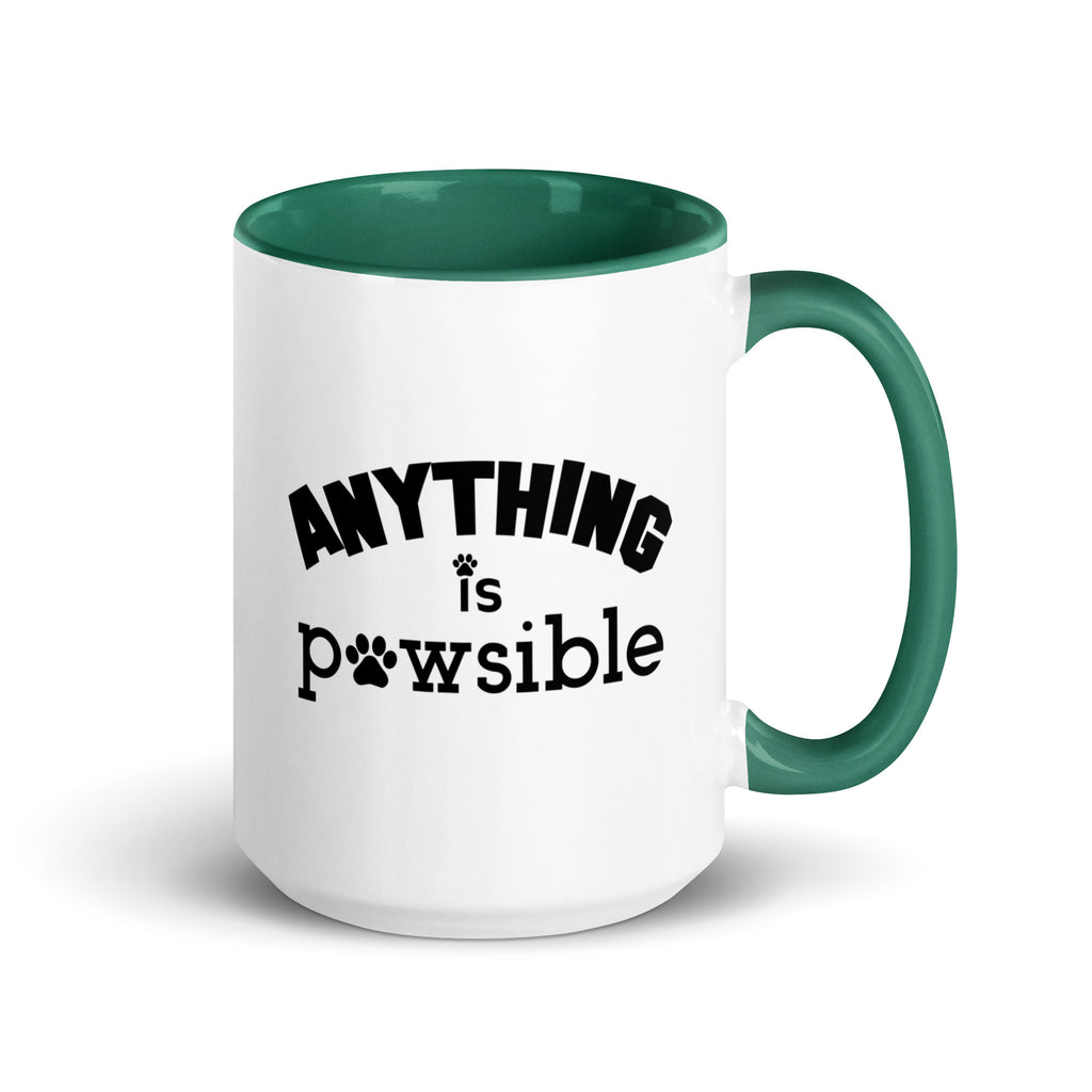 Anything Is Possible Mug with Color Inside