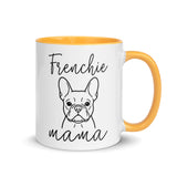 French Bulldog Frenchie Mama Mode Mug . Golden Yellow 11 oz
