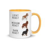 Cavalier King Charles Spaniel Coffee Roast Mug . Golden Yellow 11 oz