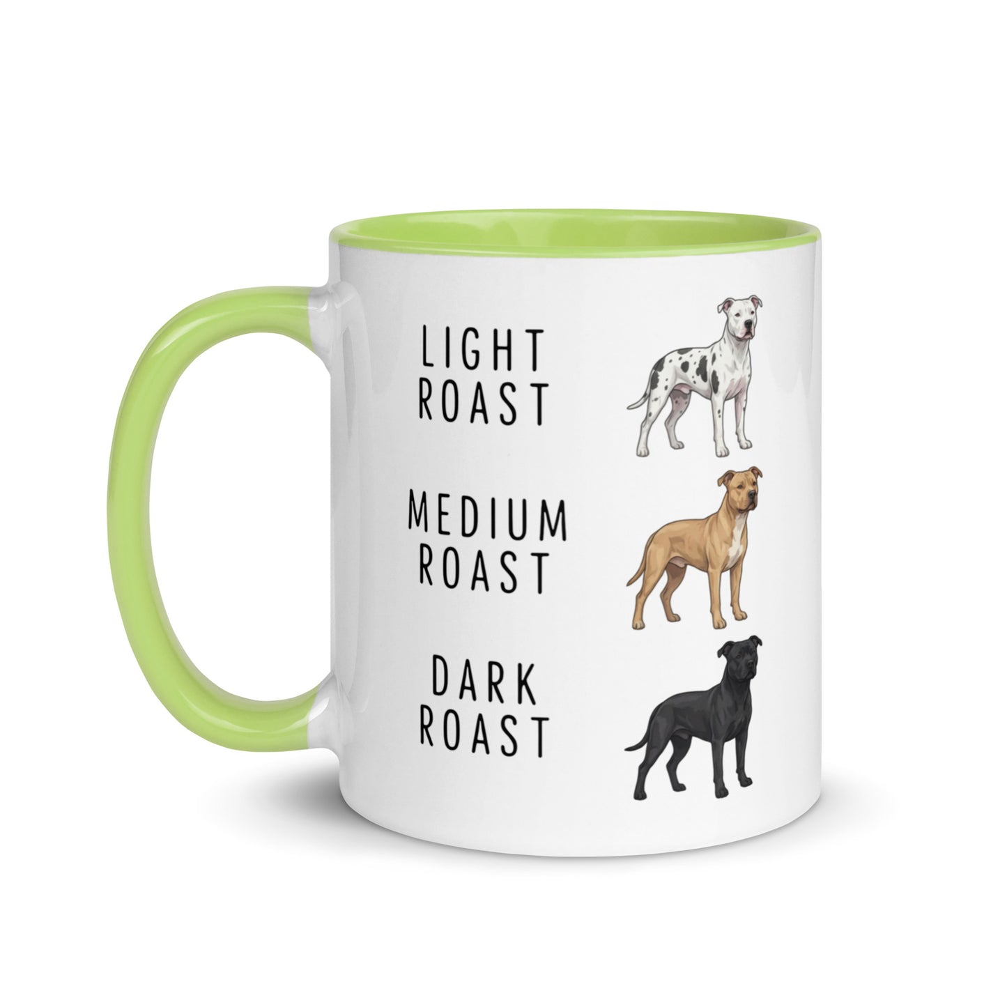 Pit Bull Coffee Roast Mug . Green 11 oz