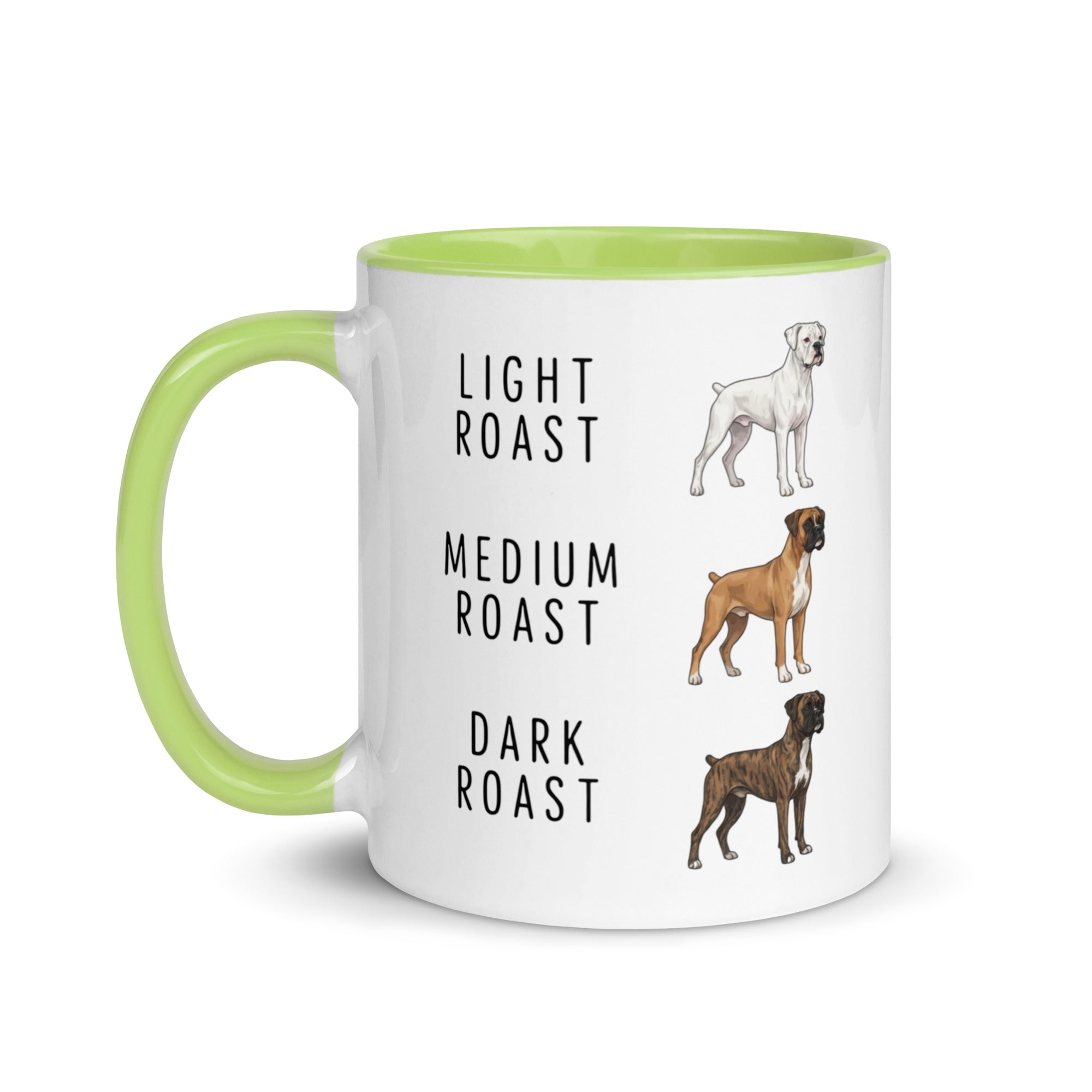 Boxer Coffee Roast Mug . Green 11 oz