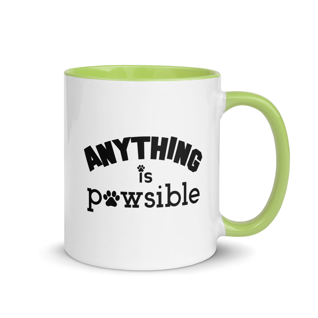 Anything Is Possible Mug with Color Inside