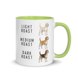 Beagle Coffee Roast Mug . Green 11 oz