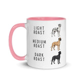 Great Dane Coffee Roast Mug . Pink 11 oz