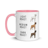 Boxer Coffee Roast Mug . Pink 11 oz